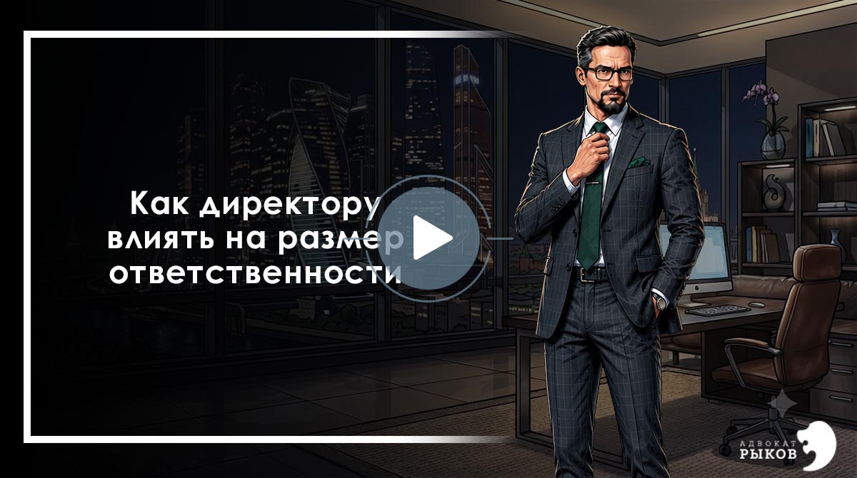 Как директору влиять на размер субсидиарной ответственности?