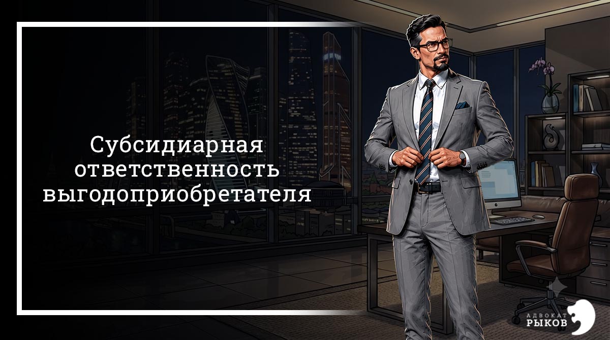 Субсидиарная ответственность выгодоприобретателя