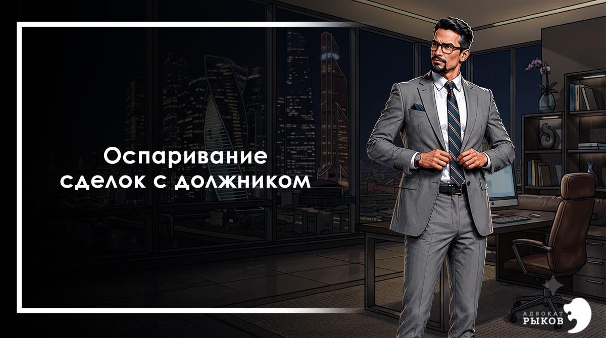Оспаривание сделок с должником