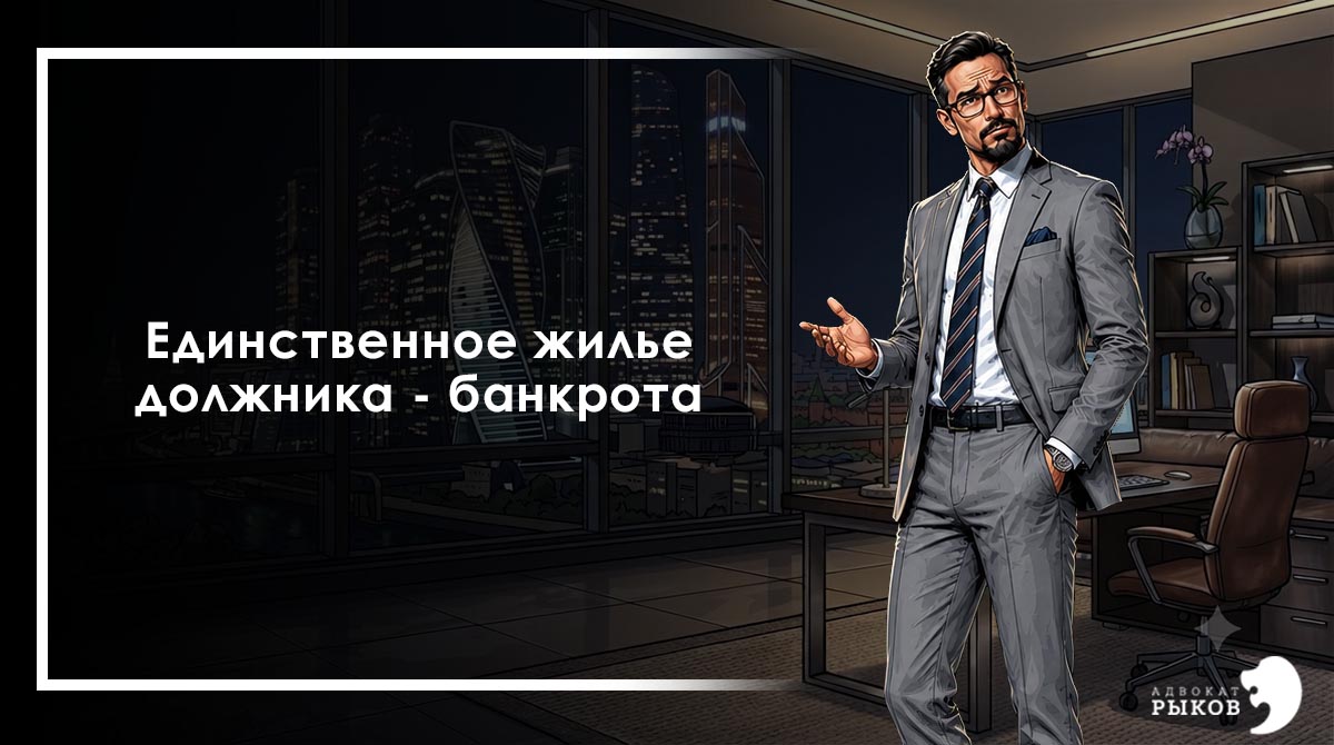Eдинственное жилье должника - банкрота