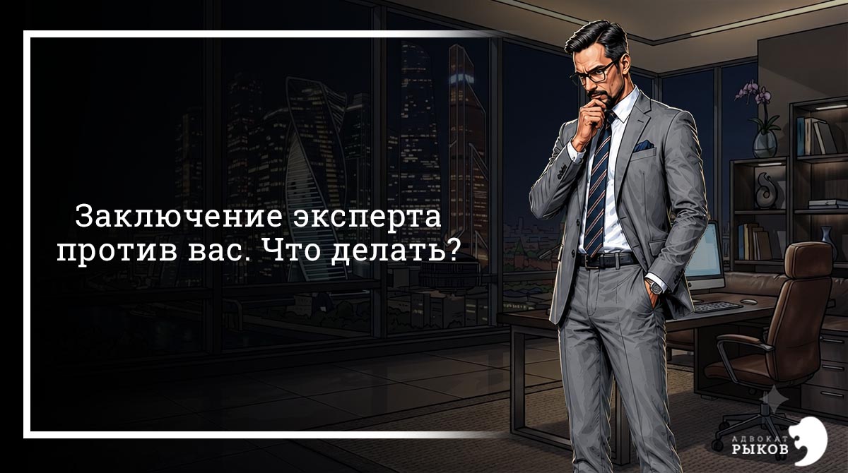 Заключение эксперта против вас. Что делать?