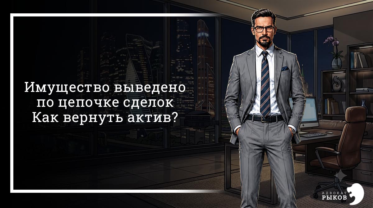Имущество выведено по цепочке сделок. Как вернуть актив?