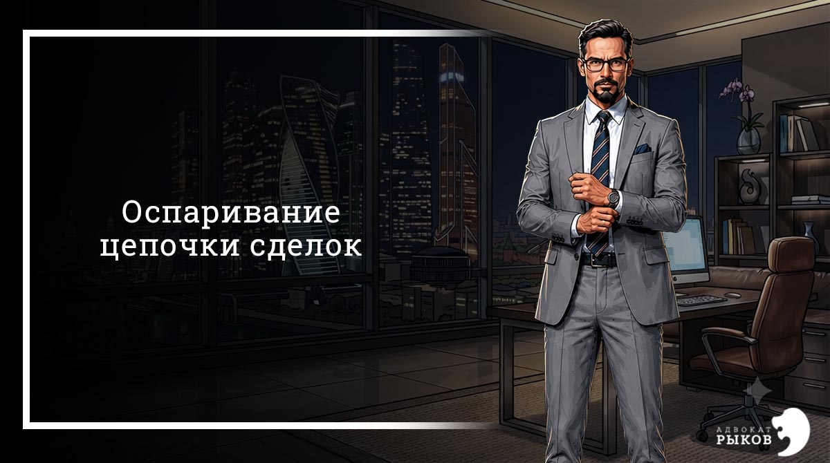 Оспаривание цепочки сделок