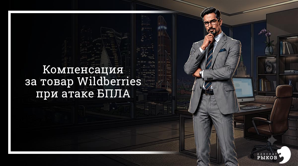 Компенсация за товар Wildberries при атаке БПЛА